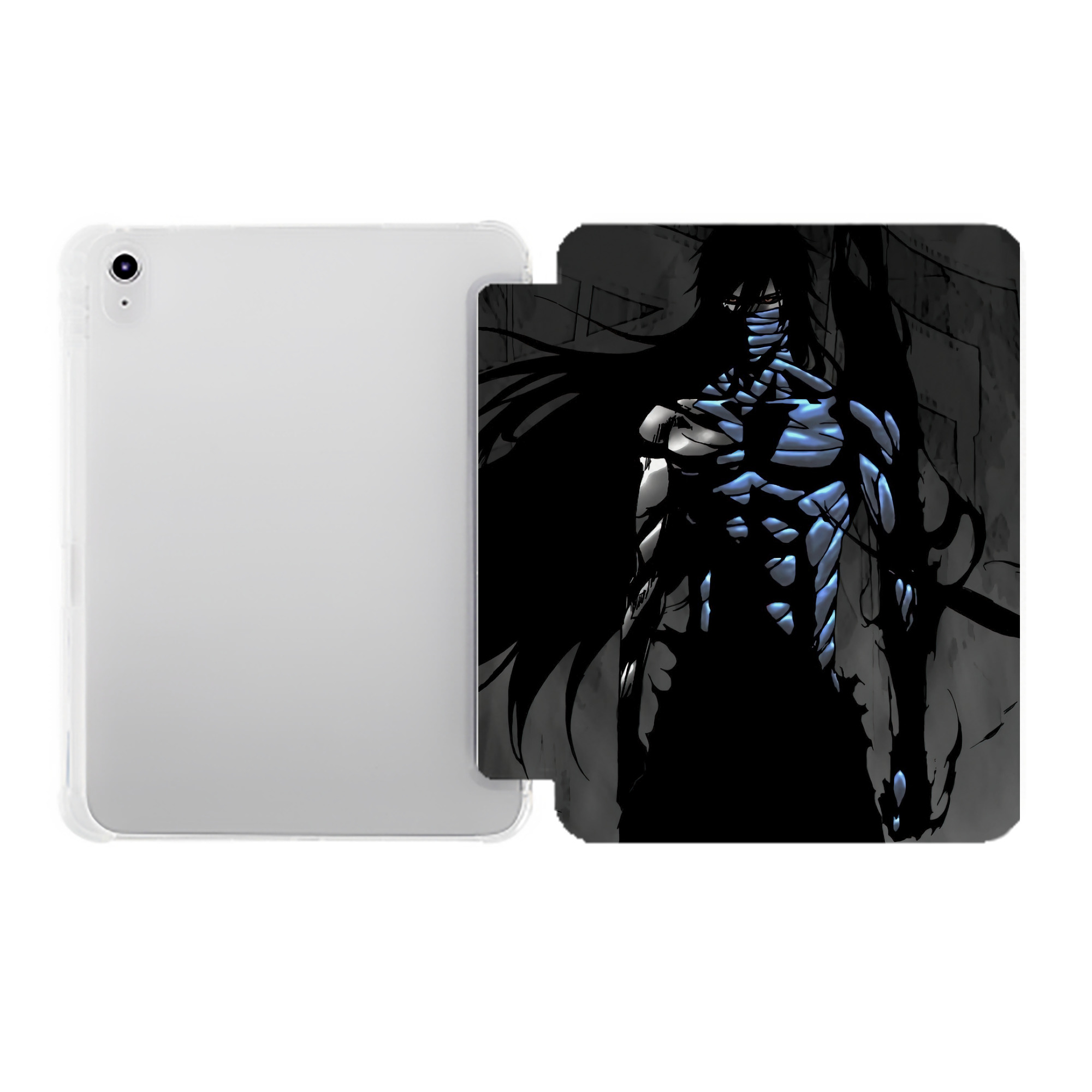 （画像用） ブリーチ BLEACH IPad ケース ペン収納付き 三つ折りスタンド PUレザー×シリコン 対応機種9.5/10.5/10.9インチ